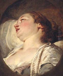 A woman, head and shoulders by Francois Boucher