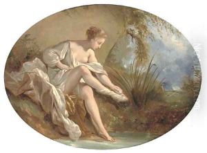 Diana bathing by Francois Boucher