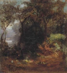 Sunlit Glade by Sandor Brodszky