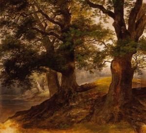 Lights Among Trees by Sandor Brodszky