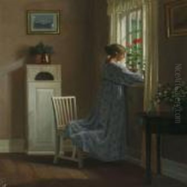 Interior With A Young Female - view 1