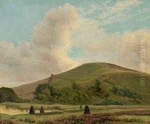 Sommerliche Hugellandschaft by Alfred K. Harald Broge