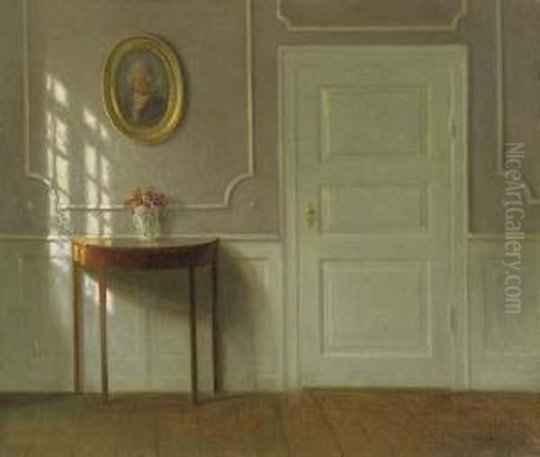An Interior With A White Door - view 1
