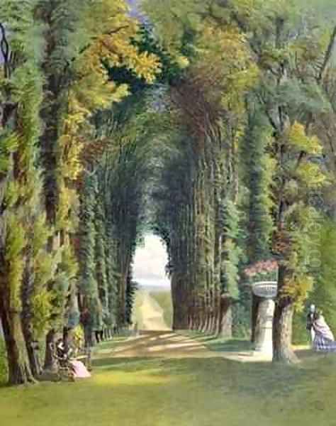 Vista in the Gardens of Teddesley - view 1