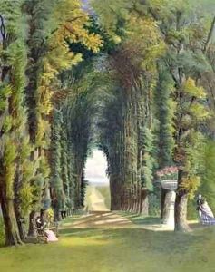 Vista in the Gardens of Teddesley by E. Adveno Brooke