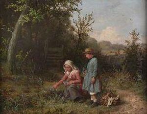 Gathering Blue-bells by William Bromley