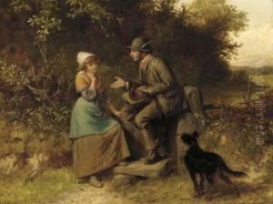 Gossip At The Stile by William Bromley