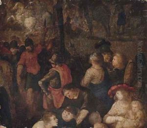 Soldiers - a fragment, possibly from a crucifixion