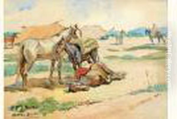 Campement Dans Le Desert. - view 1