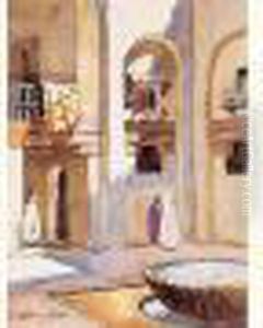 " Cour De Palais A Meknes ". by Matteo Brondy