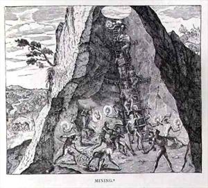 'Mining', Frankfurt by Theodore de Bry