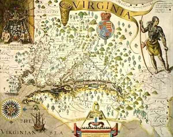 Sloane MS 1622 Map of Virginia - view 1