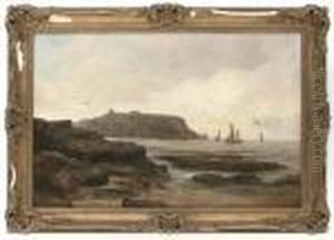 Sorting The Catch, Low Tide by William Broome Of Ramsgate
