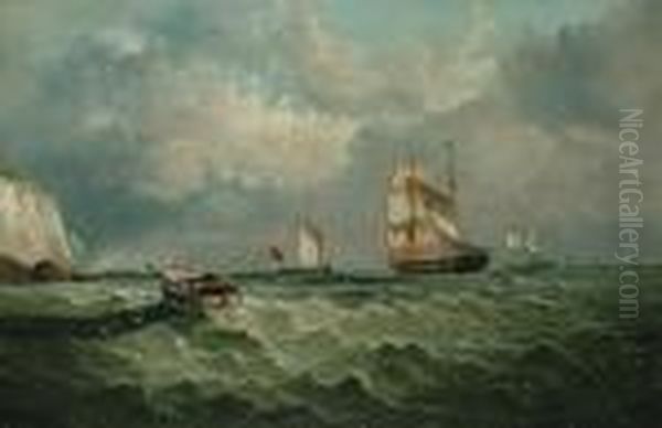 Shipping Off The South Coast - view 1