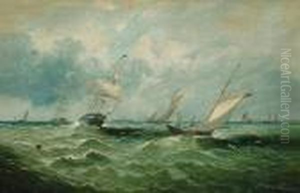 Shipping In A Swell Of The Coast - view 1