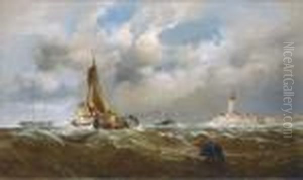 Running Into Harbour Ahead Of The Squall - view 1