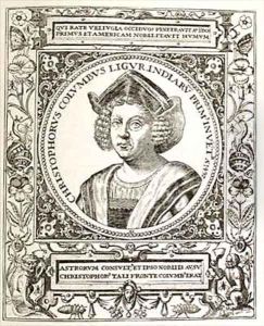 Portrait of Christopher Columbus (1451-1506) by Theodore de Bry