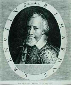 Sir Richard Grenville by Theodore de Bry