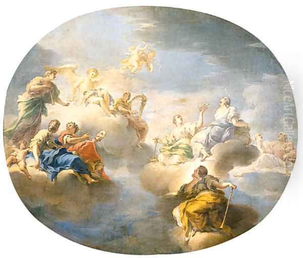 Apollo accompanied by the Muses Urania - view 1