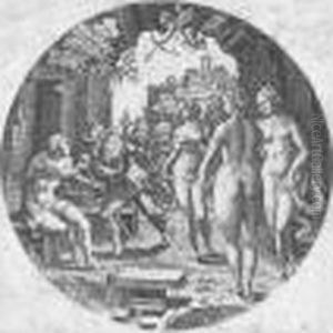The Judgement Of Paris (bartsch Viii, 11; Holl.16)