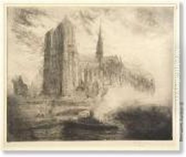 Notre-dame, Effet Brouillard - view 1