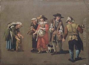 A group of peasants