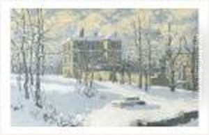 Neige Sur La Croix Rousse by Eugene Brouillard