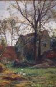 Gathering Firewood by Alexander Kellock Brown