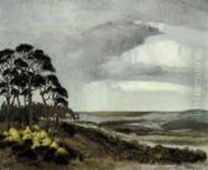 Newton Poppleford, Devon, Near Sidmouth by John Alfred Arnesby Brown