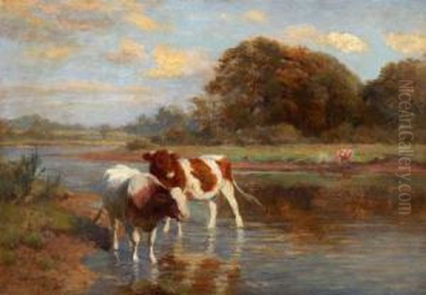 Cows At Pasture - view 1