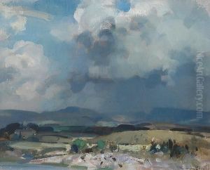 Landscape With Low Cloud by John Alfred Arnesby Brown