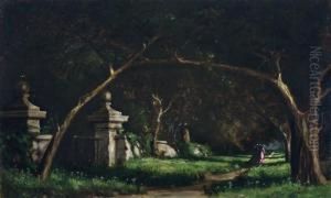 Strolling Beneath The Trees by John Appleton Brown