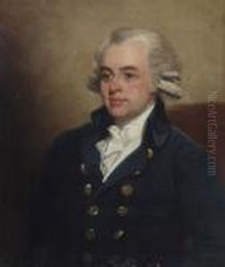 Portrait Of A Gentleman, Half-length, In A Dark Blue Coat And Cravat Portrait Of A Gentleman, Half-length, In A Dark Blue Coat And Cravat