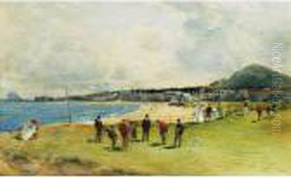 Playing The First Hole At Point Garry, North Berwick - view 1