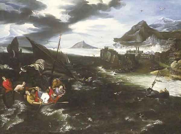 Christ in the storm on the Sea of Galilee - view 1