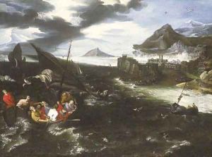 Christ in the storm on the Sea of Galilee