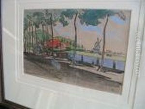 Dutch Barges by Thomas Austen Brown