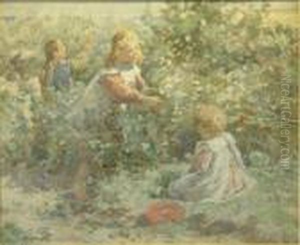 Gathering Wild Flowers - view 1