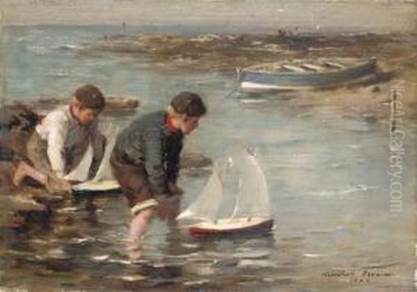 Playing By The Shore - view 1