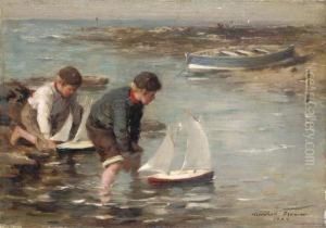 Playing By The Shore