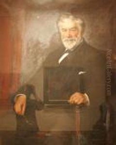 Portrait Of Alfred Large, Seated