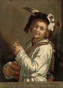 Portrait of a boy by Abraham Bloemaert