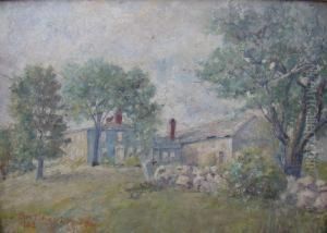Cape Cod Homestead. by George Elmer Browne