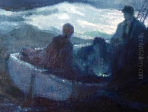 Sailing Under by George Elmer Browne