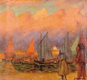 Sunset Sails by George Elmer Browne