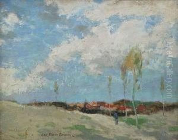 Landscape With Town In Background - view 1
