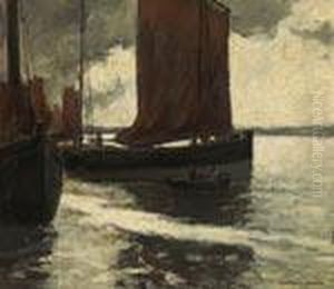 Preparing For Sail by George Elmer Browne