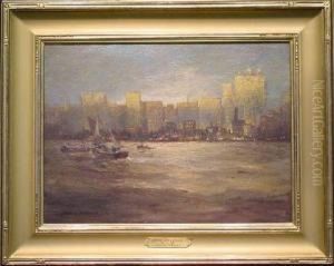 New York At Evening by George Elmer Browne