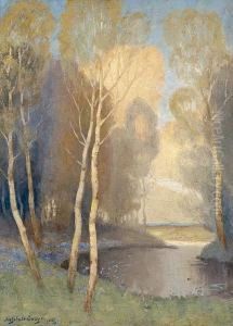 The Forest Pool by Joseph Archibald Browne