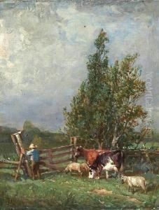 Going To Fresh Pastures by Peleg Franklin Brownell